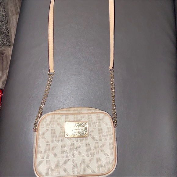 mk white crossbody
